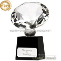 Durable antique crystal glass diamond award